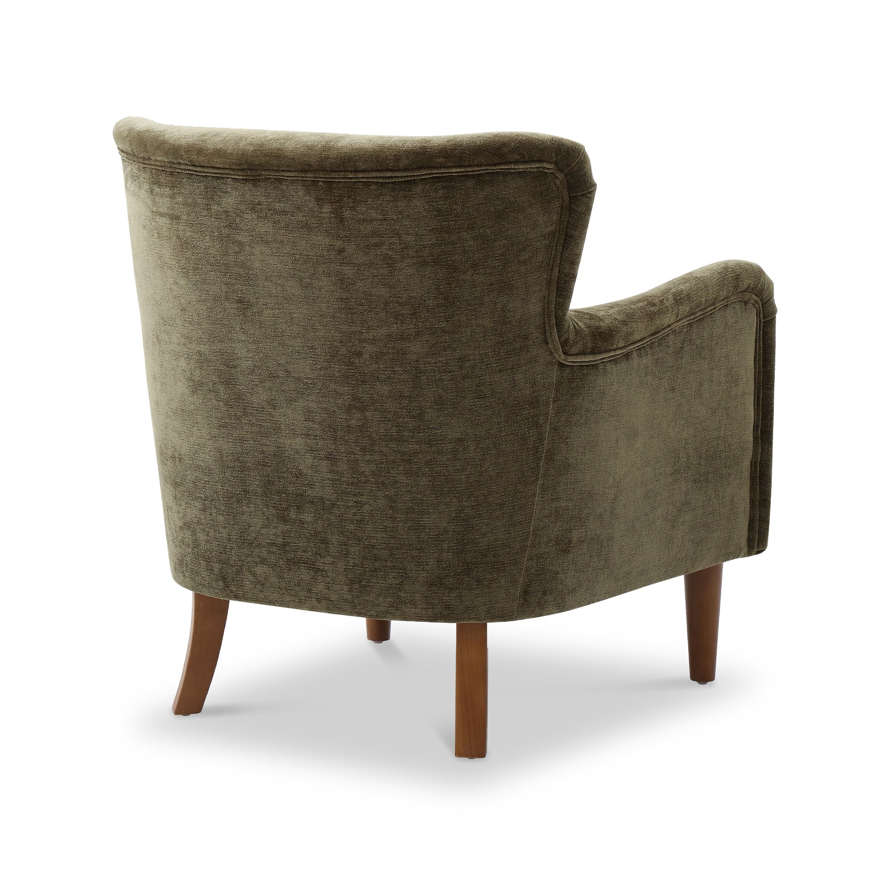 Arkwright Wingback Armchair Olive from Roseland Furniture