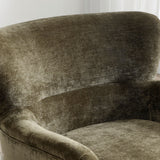 Arkwright Wingback Armchair Olive from Roseland Furniture