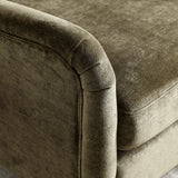 Arkwright Wingback Armchair Olive from Roseland Furniture