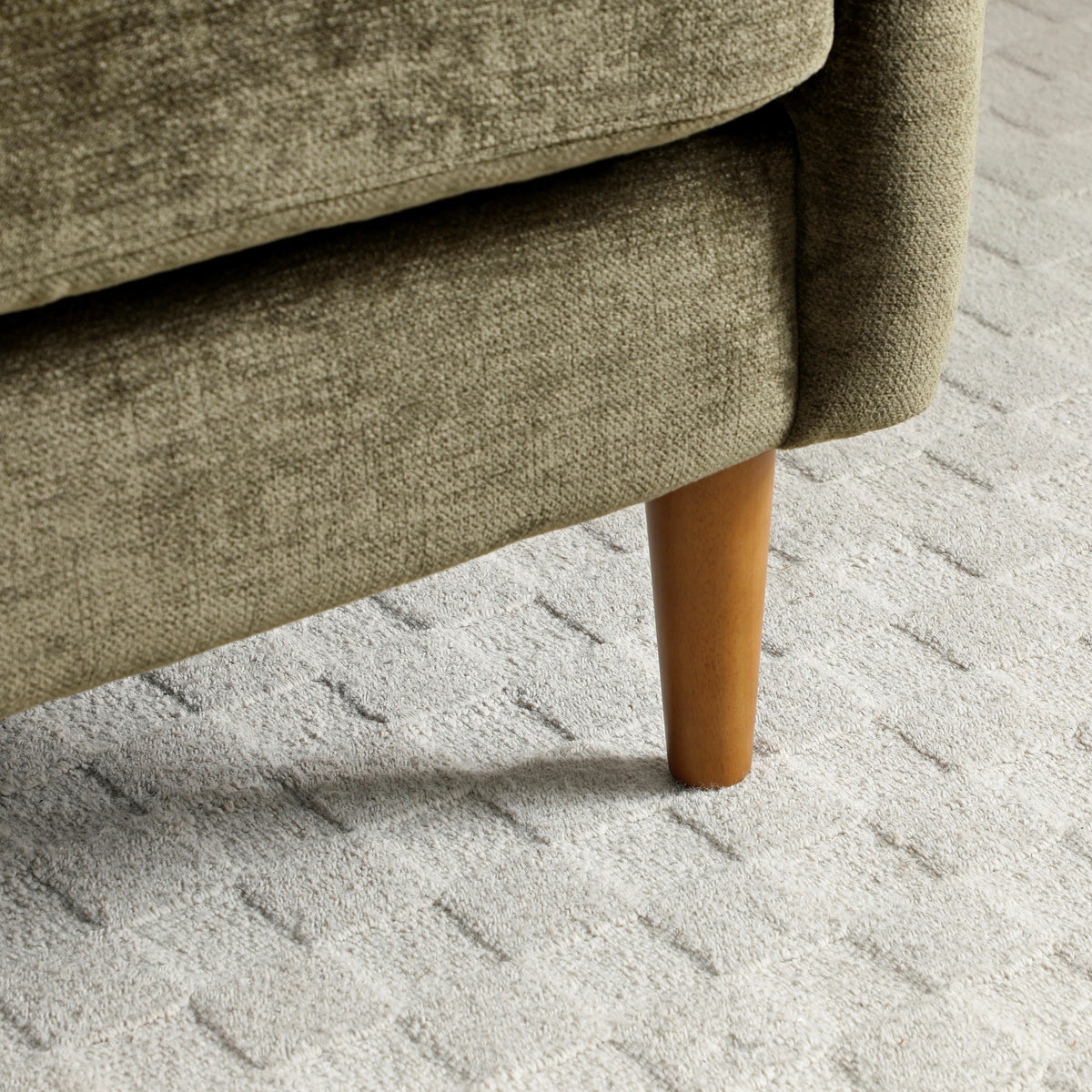 Arkwright Wingback Armchair Olive from Roseland Furniture