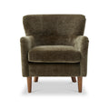 Arkwright Wingback Armchair Olive from Roseland Furniture