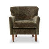 Arkwright Wingback Armchair Olive from Roseland Furniture