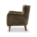 Arkwright Wingback Armchair Olive from Roseland Furniture