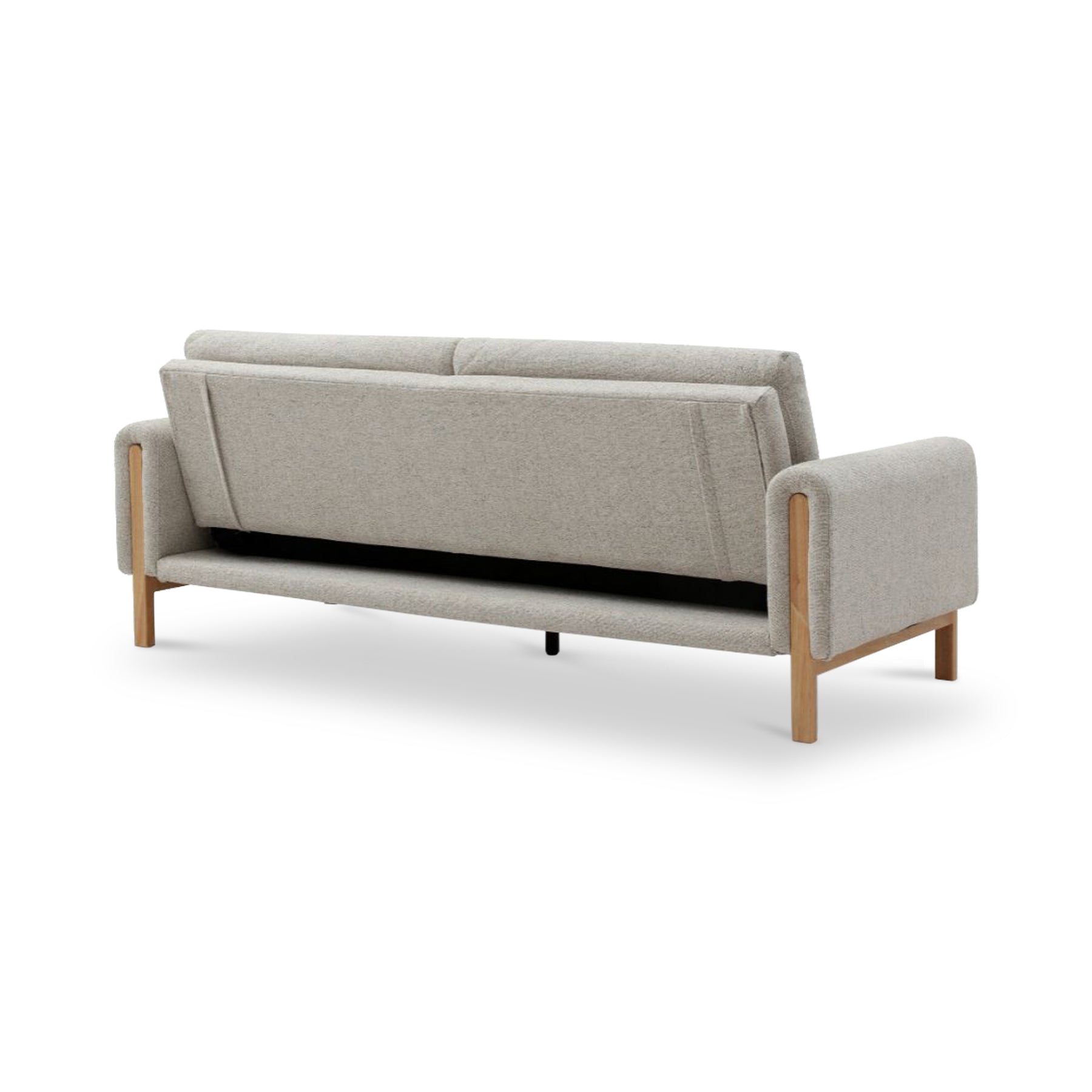 Alverton Upholstered Click Clack Sofa Bed Natural from Roseland Furniture