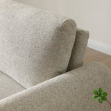 Alverton Upholstered Click Clack Sofa Bed Natural from Roseland Furniture