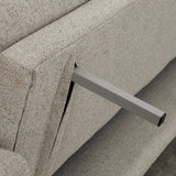 Alverton Upholstered Click Clack Sofa Bed Natural from Roseland Furniture