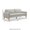 Alverton Upholstered Click Clack Sofa Bed Natural from Roseland Furniture