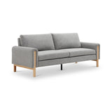 Alverton Upholstered Click Clack Sofa Bed Grey from Roseland Furniture