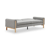 Alverton Upholstered Click Clack Sofa Bed Grey from Roseland Furniture