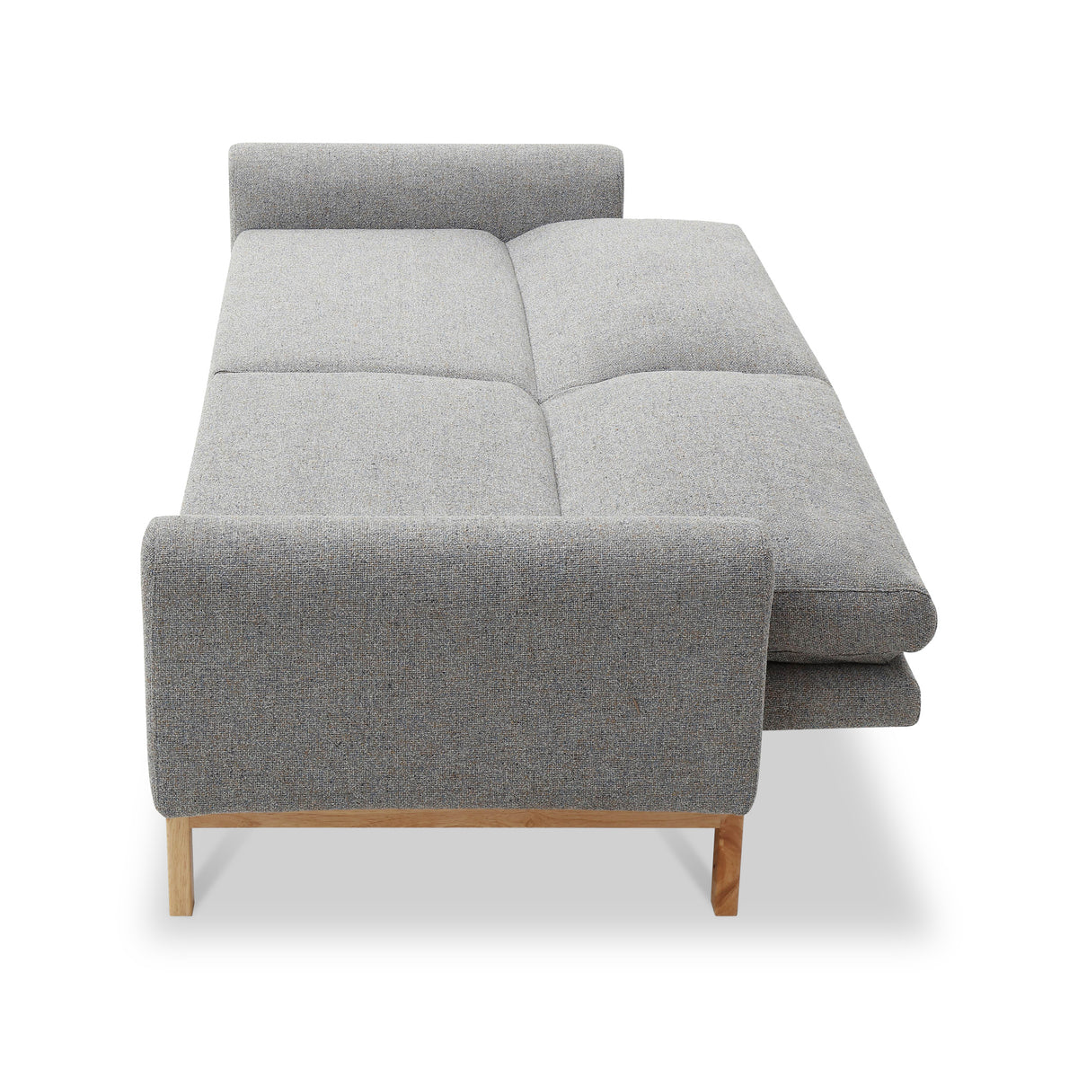 Alverton Upholstered Click Clack Sofa Bed Grey from Roseland Furniture