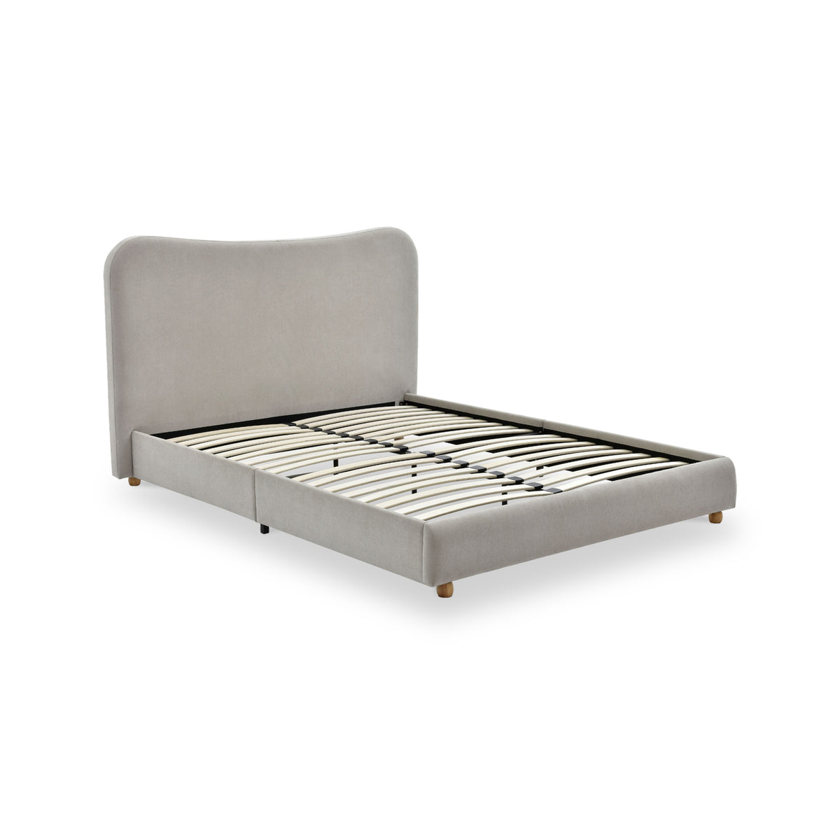 Tolliver Curved Headboard Bed Frame Double from Roseland Furniture