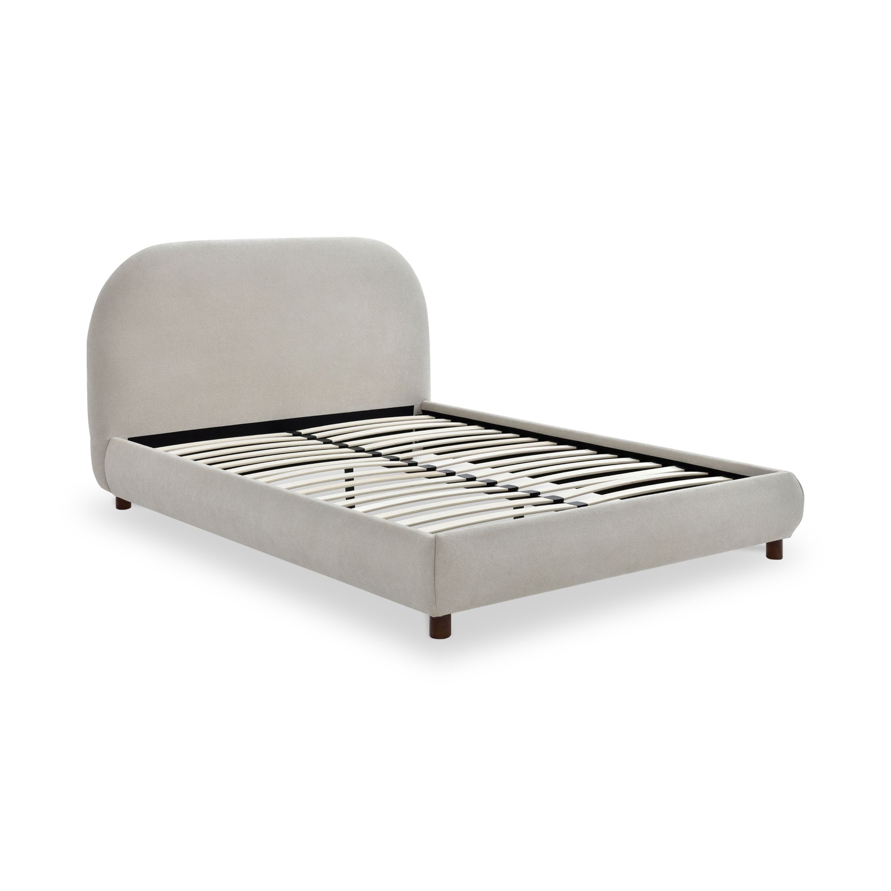 Langford Upholstered Bed Frame Natural Double from Roseland Furniture