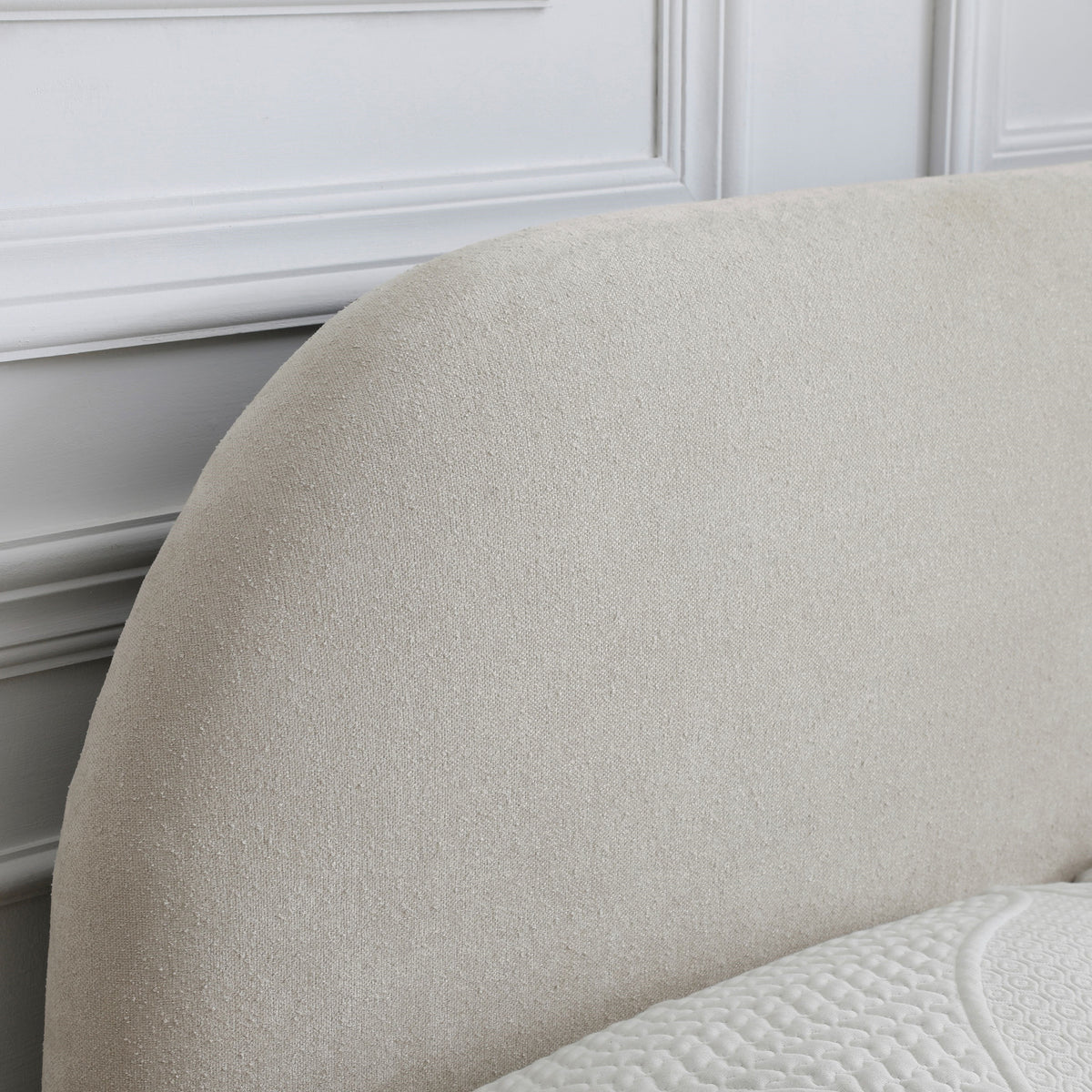 Langford Upholstered Bed Frame Natural King from Roseland Furniture