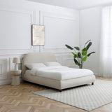 Langford Upholstered Bed Frame Natural King from Roseland Furniture