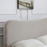 Tolliver Curved Headboard Bed Frame King from Roseland Furniture