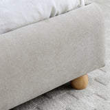 Tolliver Curved Headboard Bed Frame King from Roseland Furniture