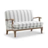 Sandringham Striped Linen 2 Seater Sofa from Roseland Furniture