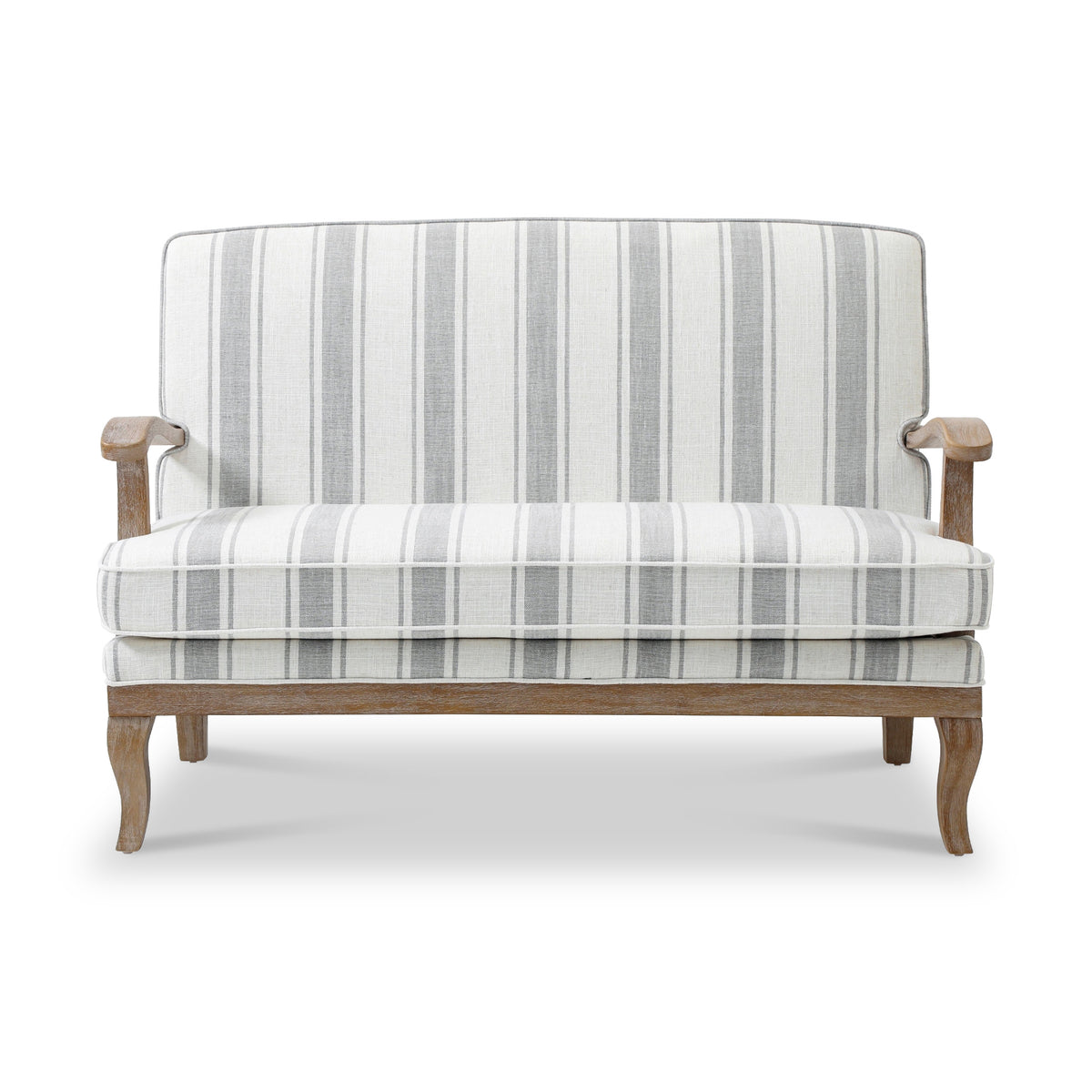 Sandringham Striped Linen 2 Seater Sofa from Roseland Furniture