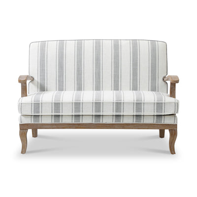 Sandringham Striped Linen 2 Seater Sofa