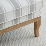 Sandringham Striped Linen 2 Seater Sofa from Roseland Furniture