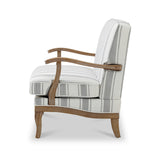 Sandringham Striped Linen 2 Seater Sofa from Roseland Furniture