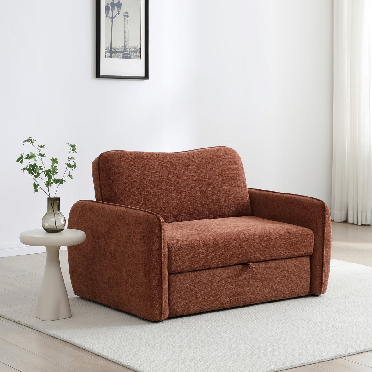 Mylo 2 Seater Sofa Bed Orange from Roseland Furniture