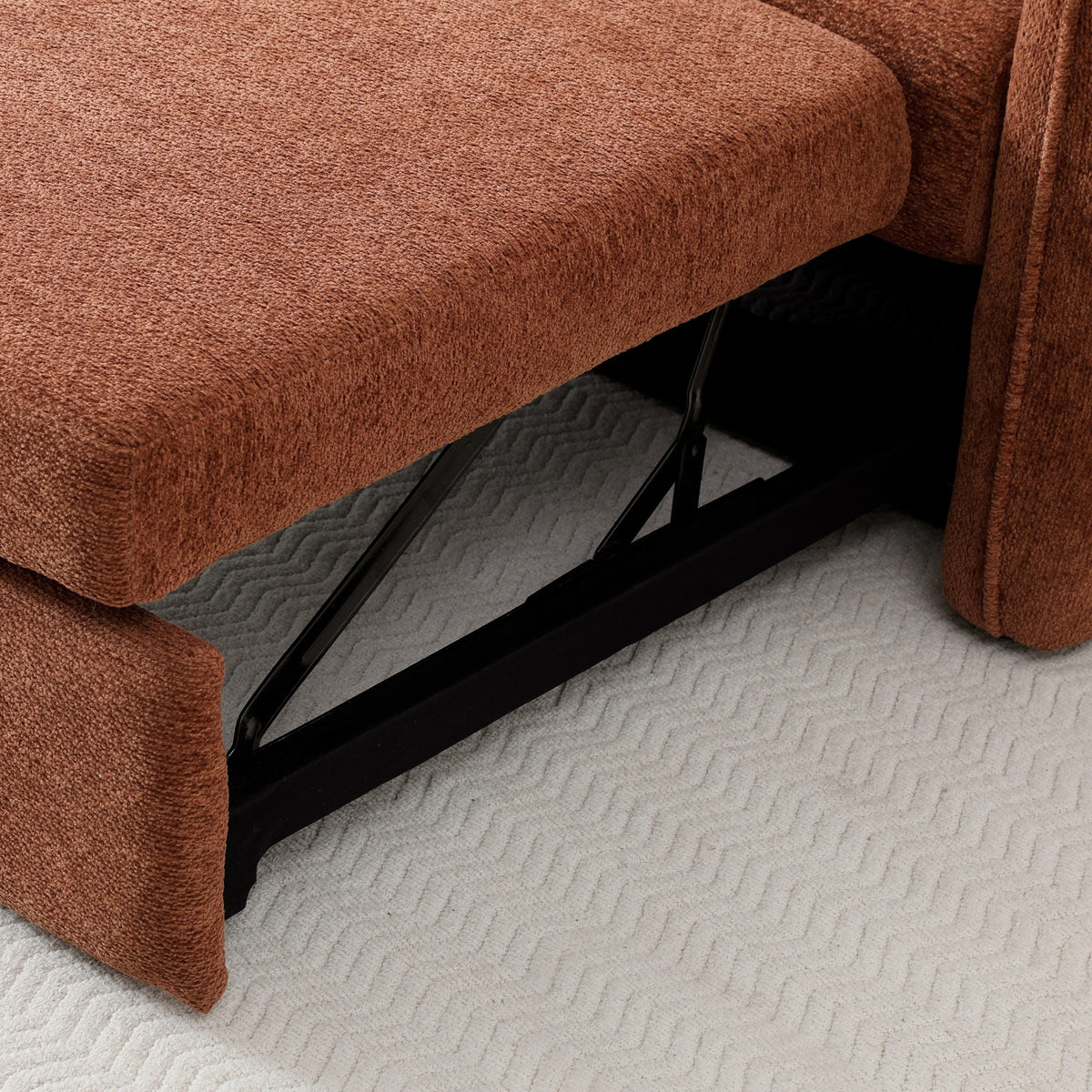 Mylo 2 Seater Sofa Bed Orange from Roseland Furniture