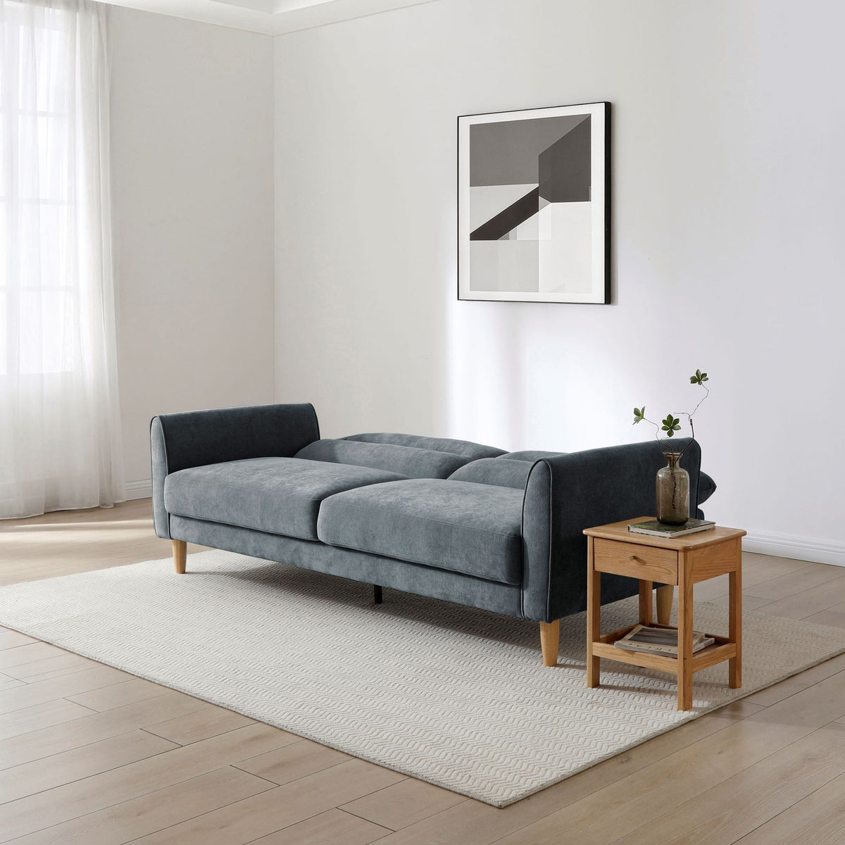 Harris Sofa Bed Denim from Roseland Furniture