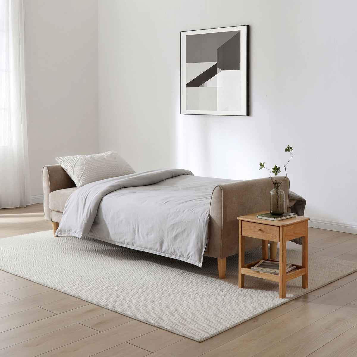 Harris Sofa Bed Natural from Roseland Furniture