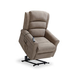 Hendry Twin Motor Power Recliner Armchair Mushroom from Roseland Furniture