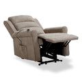 Hendry Twin Motor Power Recliner Armchair Mushroom from Roseland Furniture