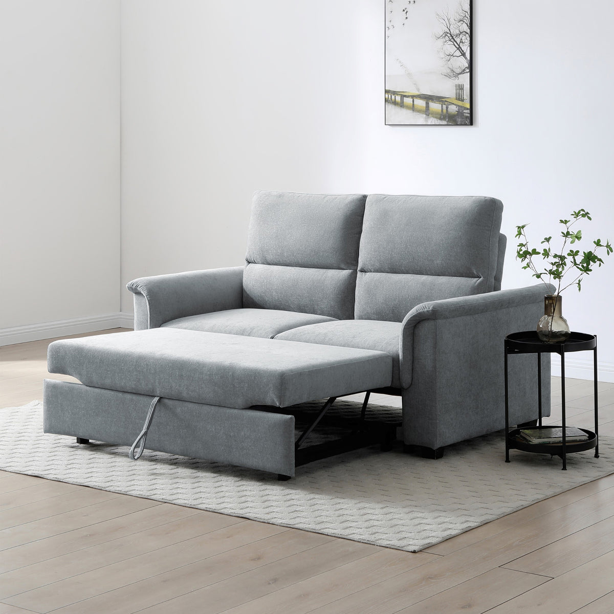 Brody 2 Seater Sofa Bed Grey from Roseland Furniture