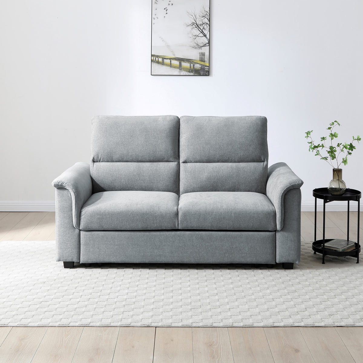 Brody 2 Seater Sofa Bed Grey from Roseland Furniture