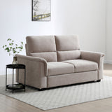 Brody 2 Seater Sofa Bed Taupe from Roseland Furniture