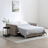 Brody 2 Seater Sofa Bed Taupe from Roseland Furniture