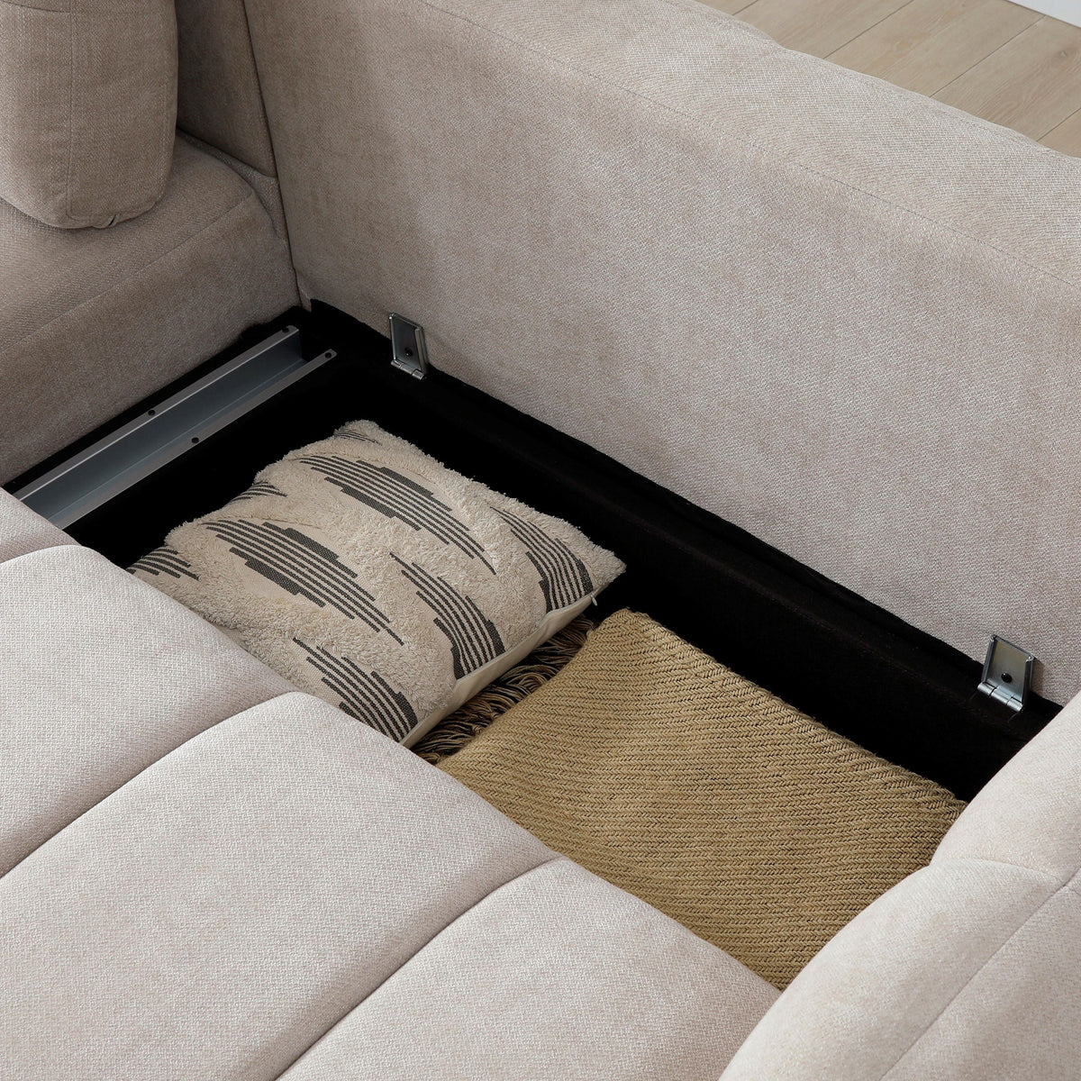 Morse Quilted Chaise Sofa Bed from Roseland Furniture