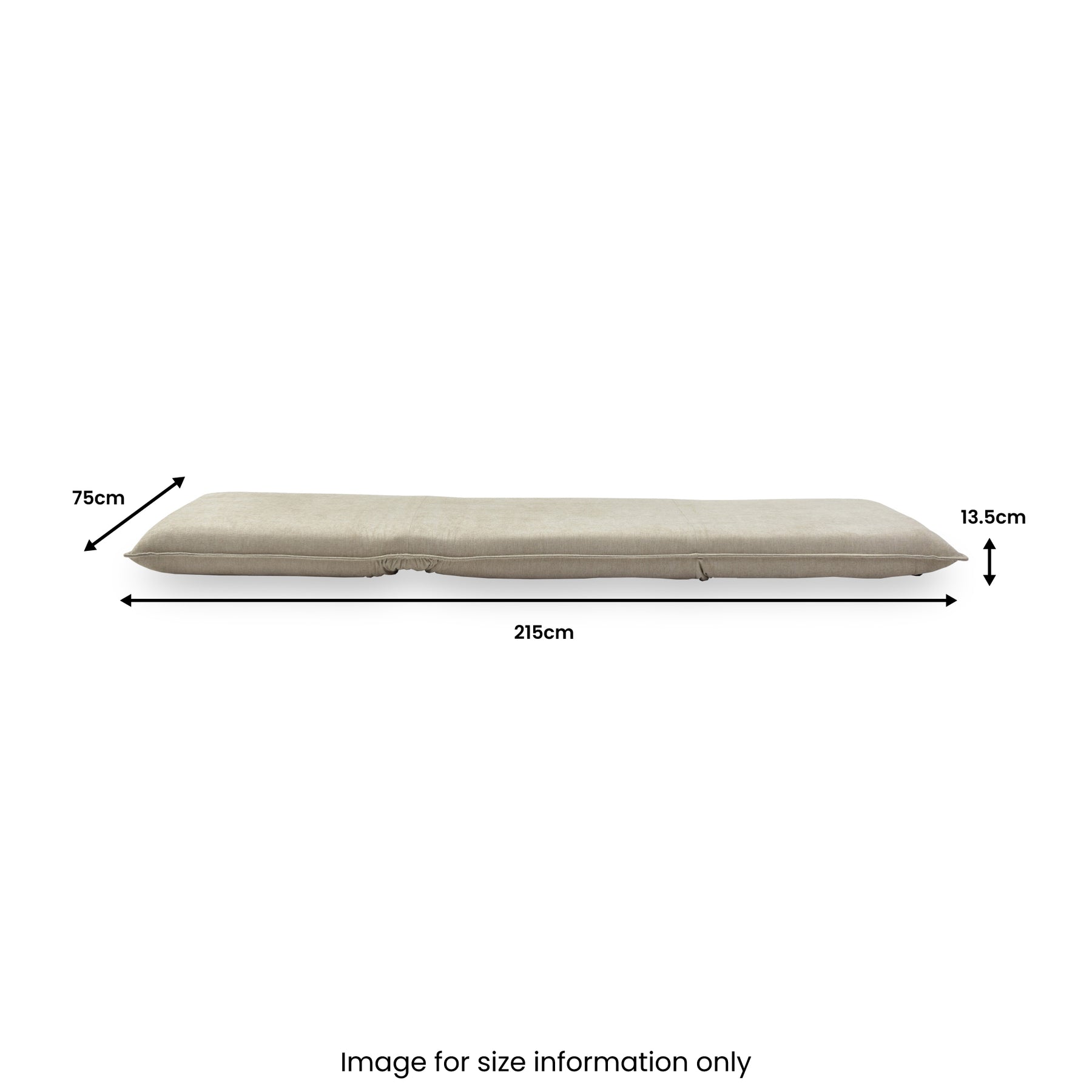 Grayson Single Sofa Bed Taupe from Roseland Furniture