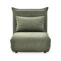 Grayson Single Sofa Bed Olive from Roseland Furniture