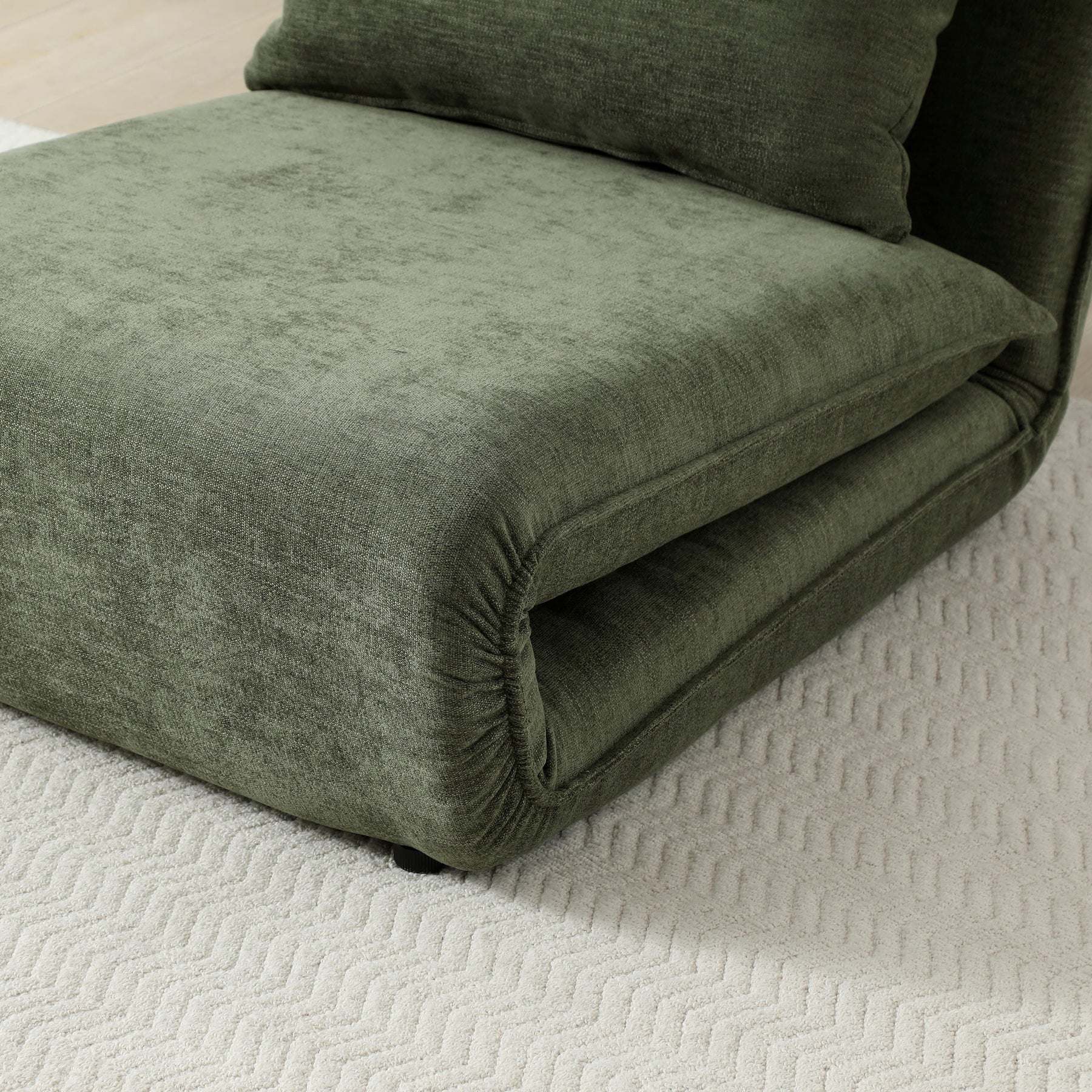 Grayson Single Sofa Bed Olive from Roseland Furniture