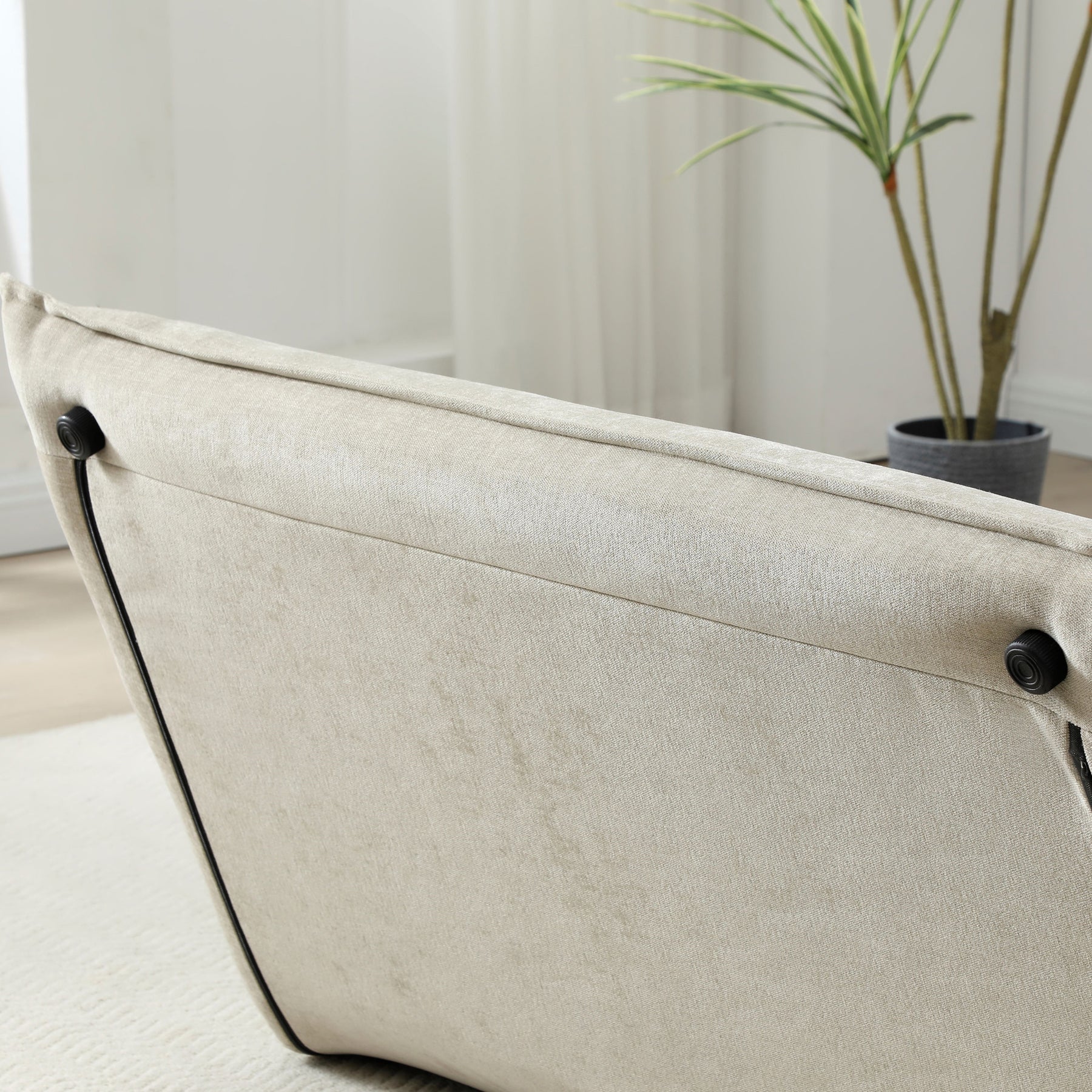 Grayson Double Sofa Bed Taupe from Roseland Furniture