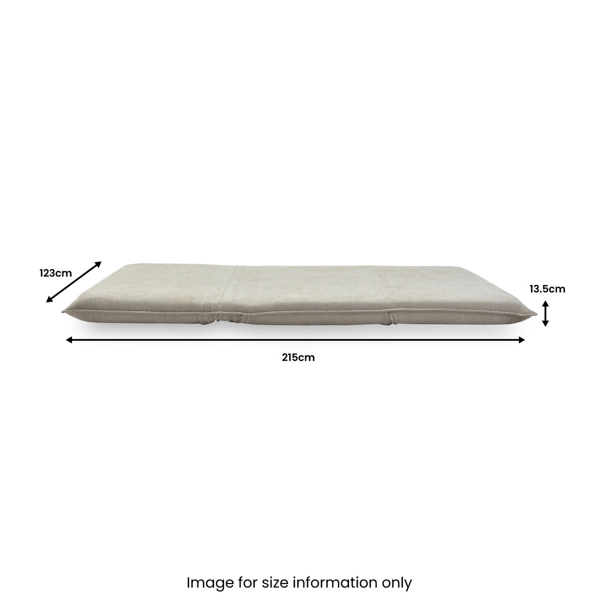 Grayson Double Sofa Bed Taupe from Roseland Furniture