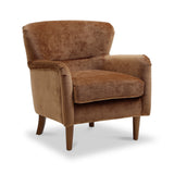 Arkwright Wingback Armchair Toffee from Roseland Furniture