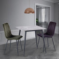 Avril Grey 75cm Sintered Stone Dining Table for dining room