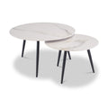 Selma-Marble-Effect-Coffee-Table-Set-Gold from Roseland Furniture