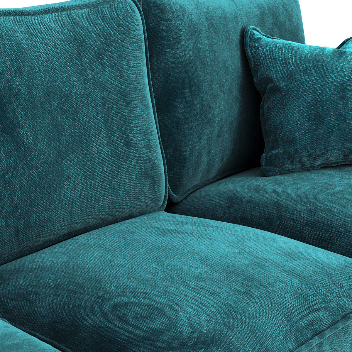 Arthur Emerald Green Chaise Sofa from Roseland Furniture