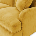Arthur Gold Large Corner Sofa from Roseland Furniture