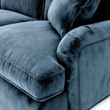 Arthur Navy Blue 4 Seater Sofa from Roseland Furniture