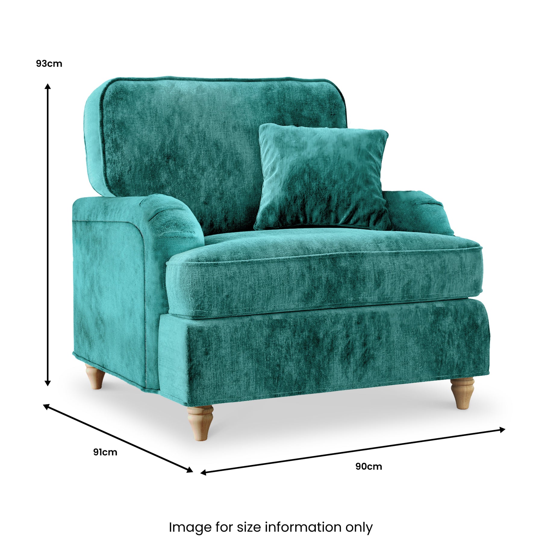Arthur Emerald Green Armchair from Roseland Furniture