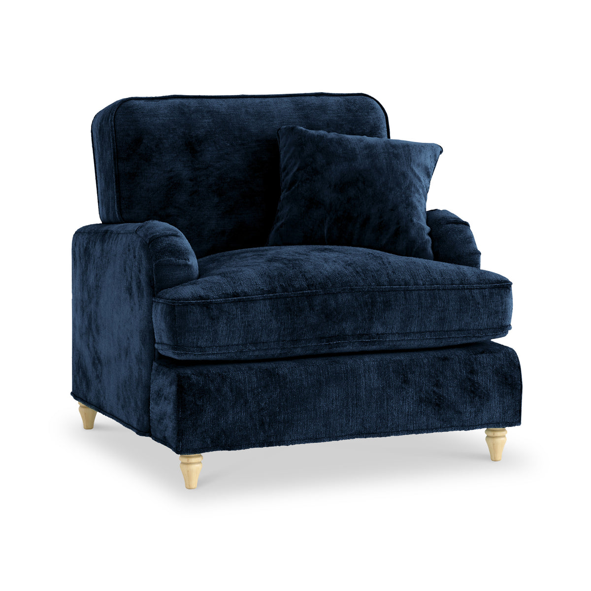 Arthur Navy Armchair from Roseland Furniture