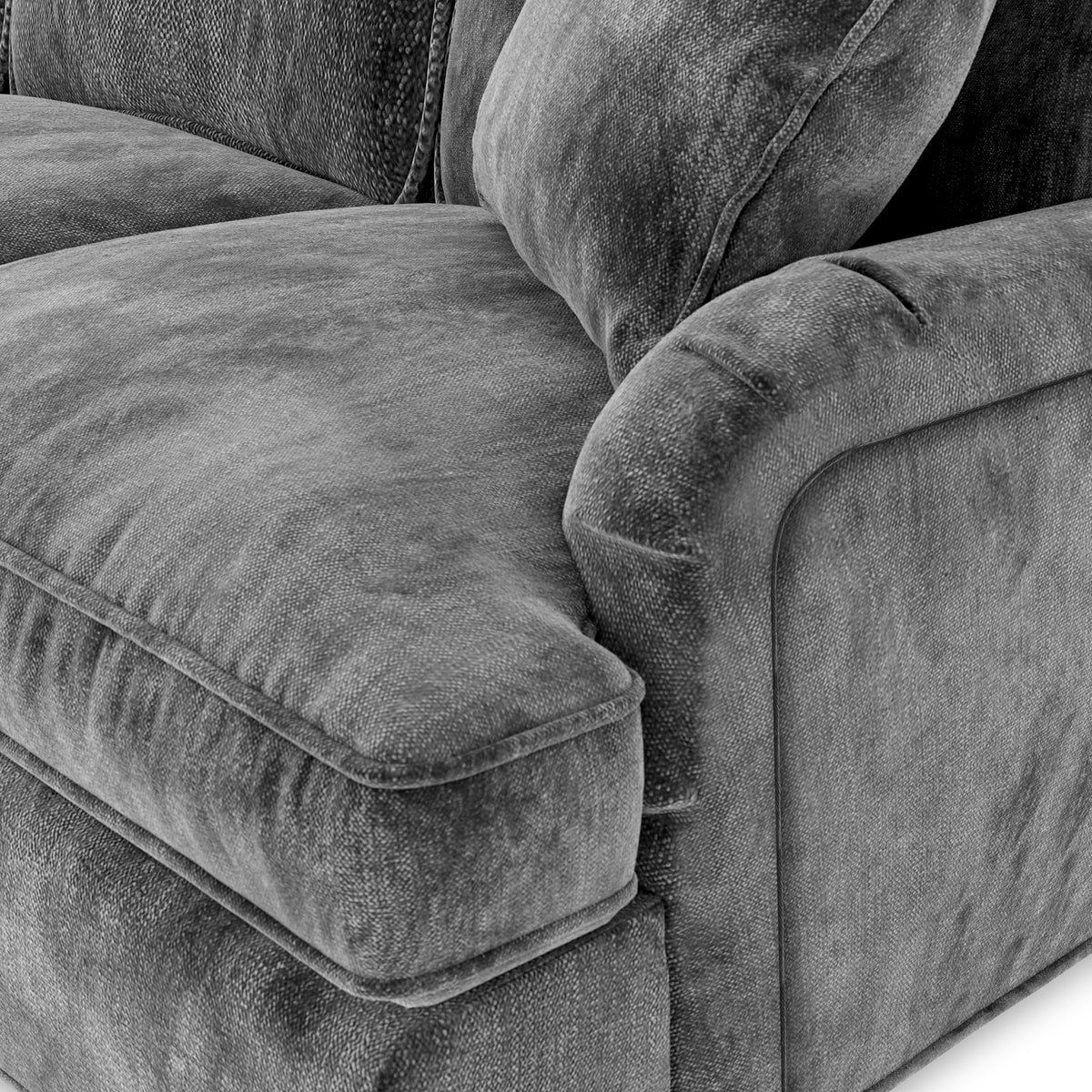 Arthur Charcoal 4 Seater Sofa from Roseland Furniture